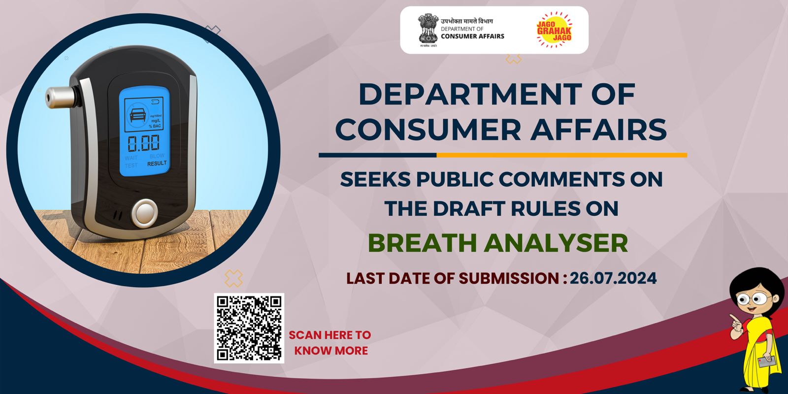 Draft Rules on Breath Analyzer for comments from stakeholders – reg