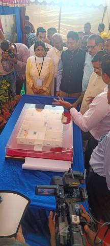 Hon'ble Minister Shri Pralhad Joshi, Ministry of Consumer Affairs, Food and Public Distribution & New and Renewable Energy, laid the foundation for an EV Testing Facility at NTH Bengaluru on August 22, 2024